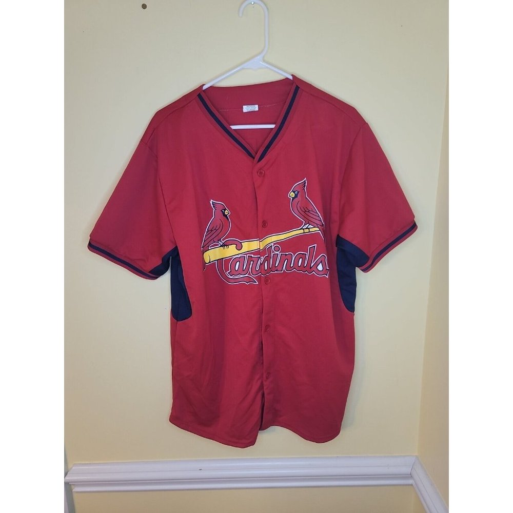 MLB St Louis Cardinals Baseball Mesh Jersey Matt Carpenter #13 Red SGA Size XL